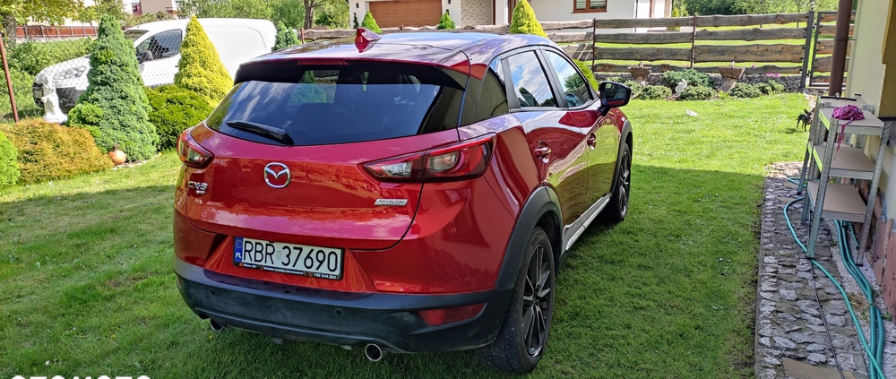 Mazda CX-3 cena 55500 przebieg: 120000, rok produkcji 2016 z Dębica małe 29
